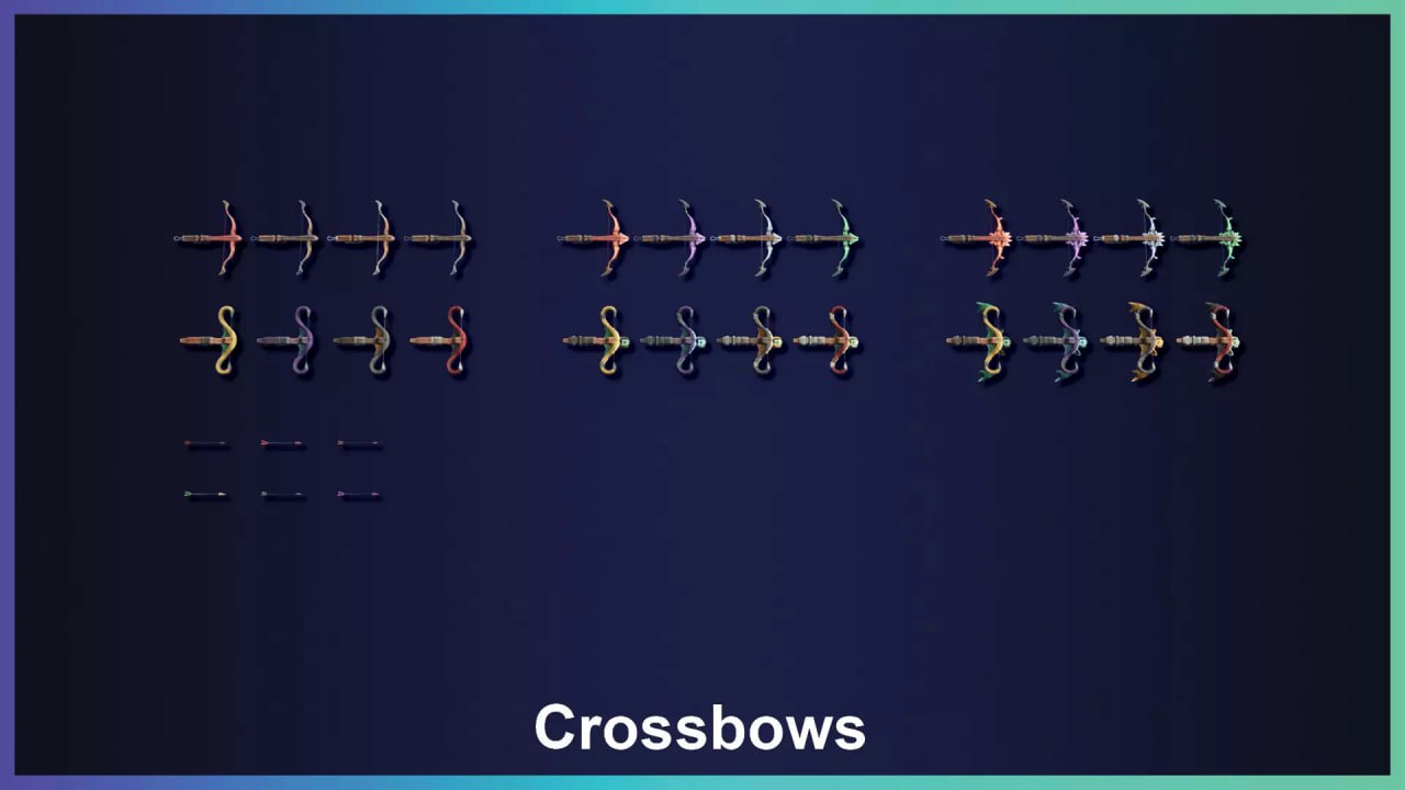 Stylized Bows Crossbows - RPG Weapons📱 - изображение 3